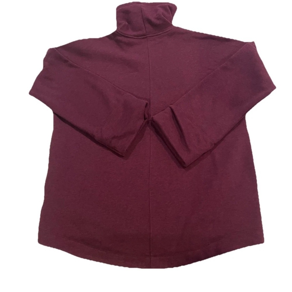 Athleta Cozy Karma Twist Neck Sweatshirt — Spiced Cabernet — Sz XS - Picture 5 of 6